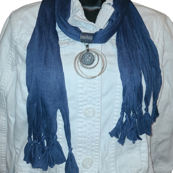 Jean Jacket White Denim Coldwater Creek - Picture 8 of 8